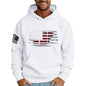 Ymosrh Mens Patriotic Hoodies USA Flag Print Hooded Sweatshirt Pullover Casual Fashion Hoodie, M-6XL