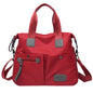Tote Bag for Women,Multi Pockets Shoulder Handbag,Nurse Bag for Work,Large Cross body Purse,Fashion Nylon Top Handle Satchel