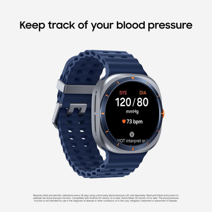 Samsung Galaxy Watch Ultra (2025), Titanium Gray, 47mm, LTE Smartwatch | Titanium Casing, Advanced Sleep Coaching, Running Coach, Energy Score, Heart Rate Tracking, GPS, [US Version, 2 Yr Warranty]