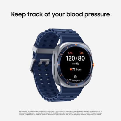 Samsung Galaxy Watch Ultra (2025), Titanium Gray, 47mm, LTE Smartwatch | Titanium Casing, Advanced Sleep Coaching, Running Coach, Energy Score, Heart Rate Tracking, GPS, [US Version, 2 Yr Warranty]