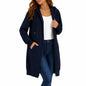 Womens Long Zip Up Hoodie Jacket Casual Open Front Tunic Sweatshirt with Pockets Fleece Lightweight Fall Winter Coat