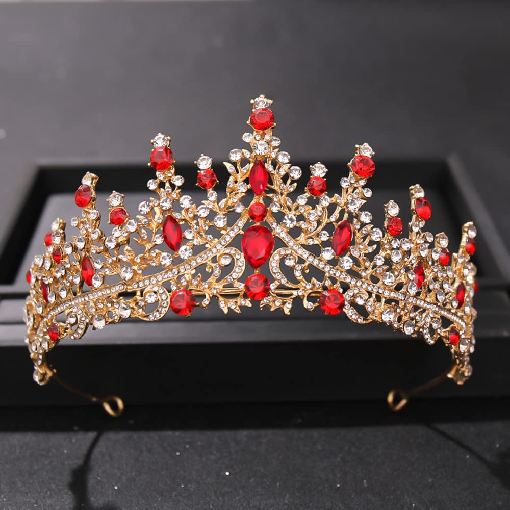 TOBATOBA Silver Wedding Crystal Tiaras and Crowns for Women, Bride Royal Queen Headband Princess Quinceanera Headpieces for Birthday Prom Pageant Party