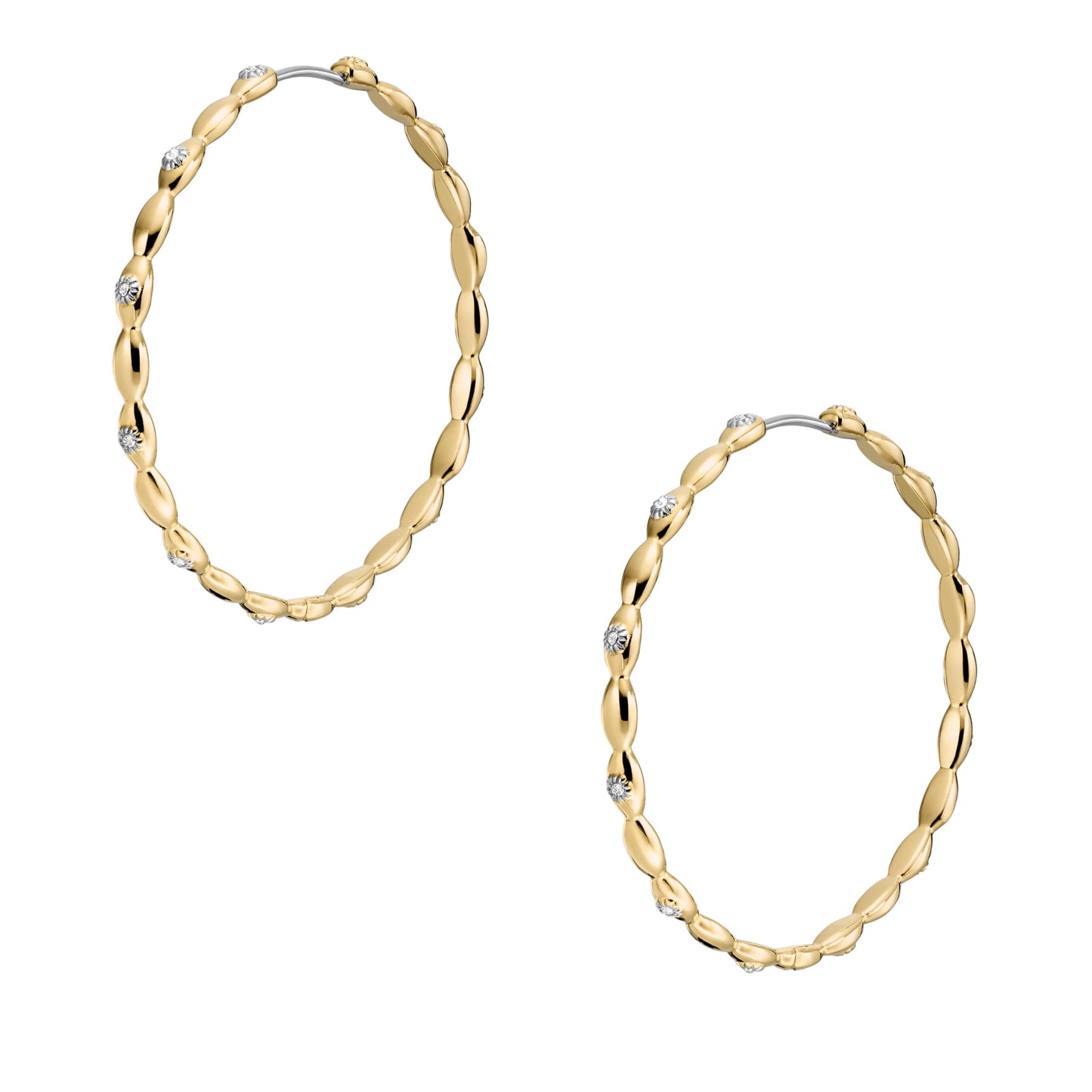 Fossil Women's Stainless Steel Dangle/Drop or Hoop Earrings for Women