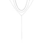 3PCS Gold Necklaces for Women,Chunky Statement Gold Plated Necklace Stack Layered Sterling Silver Herringbone Chains for Women Dainty Trendy Silver Chains Stacked Jewelry Gifts