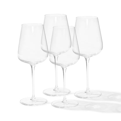 Made In Cookware - Red Wine Glasses - Set of 4 - Dishwasher Safe - Crafted in Germany