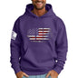 Ymosrh Mens Patriotic Hoodies USA Flag Print Hooded Sweatshirt Pullover Casual Fashion Hoodie, M-6XL