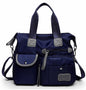 Tote Bag for Women,Multi Pockets Shoulder Handbag,Nurse Bag for Work,Large Cross body Purse,Fashion Nylon Top Handle Satchel