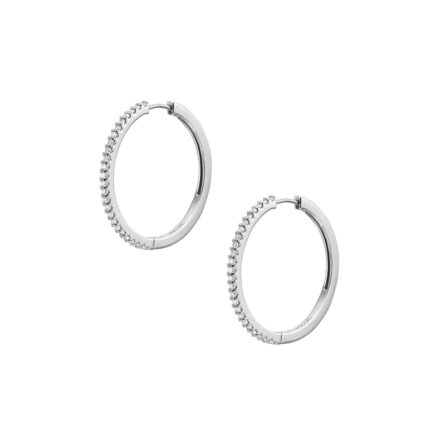 Fossil Women's Stainless Steel Dangle/Drop or Hoop Earrings for Women