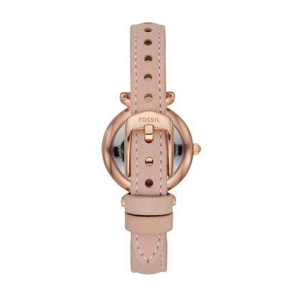 Fossil Women's Watch and Bracelet Set, Carlie Three-Hand Stainless Steel Watch for Women and Bracelet Set