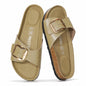 Project Cloud 100% Genuine Leather Sandals Women Dressy Beach Essentials Slides for Women Footwear - Lightweight with Memory Foam Insole Sandals for Women 2026 - Womens Slides