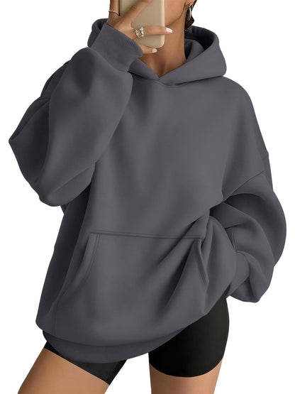 AUTOMET Womens Oversized Hoodies Trendy Pullover Sweatshirts | Comfrt Wear, Oversized Fit Soft Fleece Pullover, Perfect For Trendy Streetwear, College Outfits, And Daily Home Wear