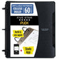 Five Star Flex Refillable Notebook + Study App 1 Inch O-Rings Binder with Pockets Tabs and Dividers, 220 Sheet Capacity, Includes 60 Sheets 8.5" x 11" College Ruled Paper, Amethyst (29328AB6)