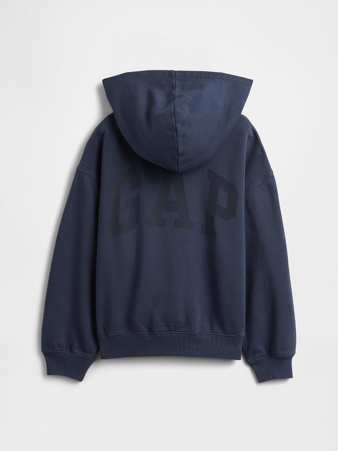 GAP Girls' Hi-lo Logo Pullover Hoodie