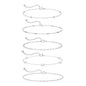 Dainty Simple Gold Bracelets for Women, Stackable Satellite Paperclip Lip Bracelet Set Tiny Lip Dot Chain Box Link for Handmade Gift Minimalist Cute Trendy Jewelry Gold Accessories for Women
