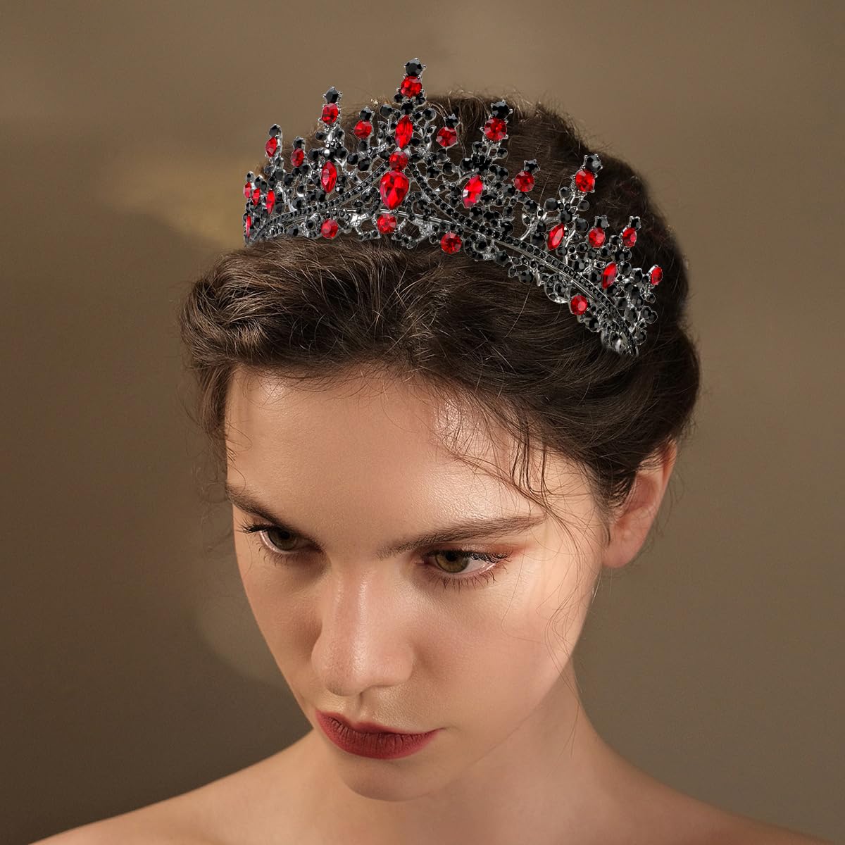 TOBATOBA Silver Wedding Crystal Tiaras and Crowns for Women, Bride Royal Queen Headband Princess Quinceanera Headpieces for Birthday Prom Pageant Party