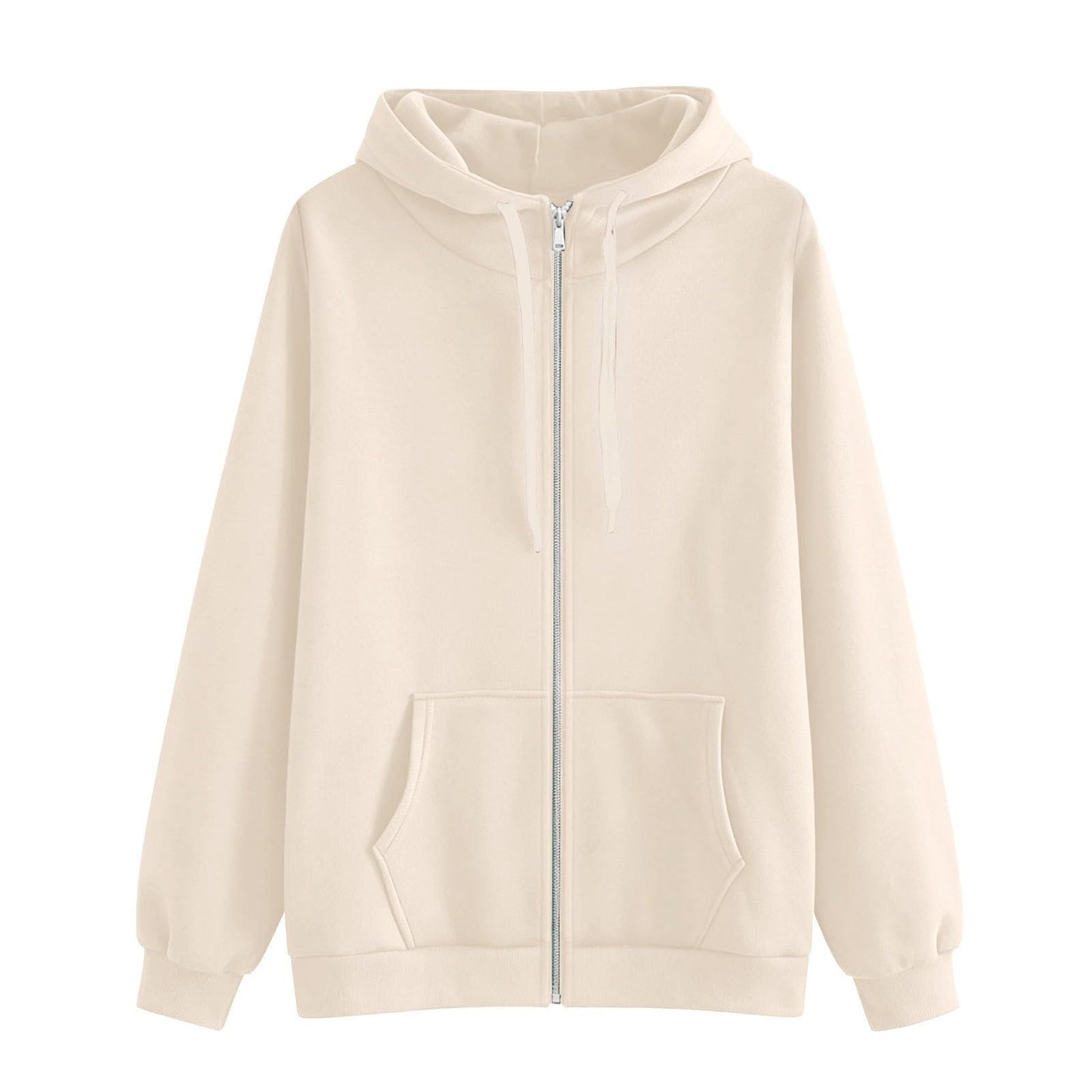 2026 Zip Up Hoodies for Women Fall Winter Casual Sweatshirts Zipper Oversized Lightweight Cute Jackets with Pockets
