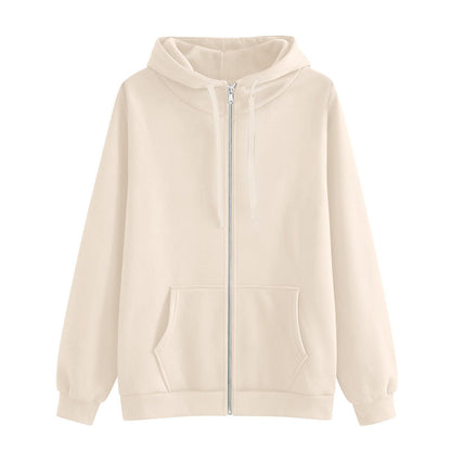 2026 Zip Up Hoodies for Women Fall Winter Casual Sweatshirts Zipper Oversized Lightweight Cute Jackets with Pockets