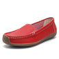 Women's Comfortable & Lightweight Leather Loafers Slip-Ons Driving Walking Mocs Boat Shoes Cute Business Casual Dress Shoes Work Flats for Women