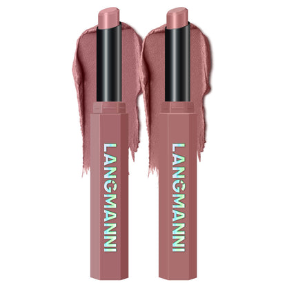 12Pcs Velvet Matte Lipstick Set, Nude to Dark Shades, Long-Lasting,Color A | Highly pigmented matte color, smooth creamy glide, waterproof wear, nude-to-dark tones, ideal for daily makeup or gifting