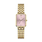 Roberto Marino RM1982 Women’s Luxury Watch Rectangular Gold – Japanese Quartz Movement, Vintage Stainless Steel Design, Silver Dial, Elegant Dress Timepiece, 3ATM Water Resistant – Reloj para Mujer