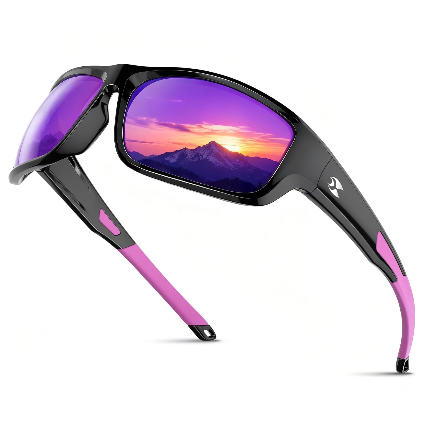 suoso Sports Polarized Sunglasses for Men: Women UV400 Protection Wrap Around Sun Glasses for Golf Fishing Running Driving