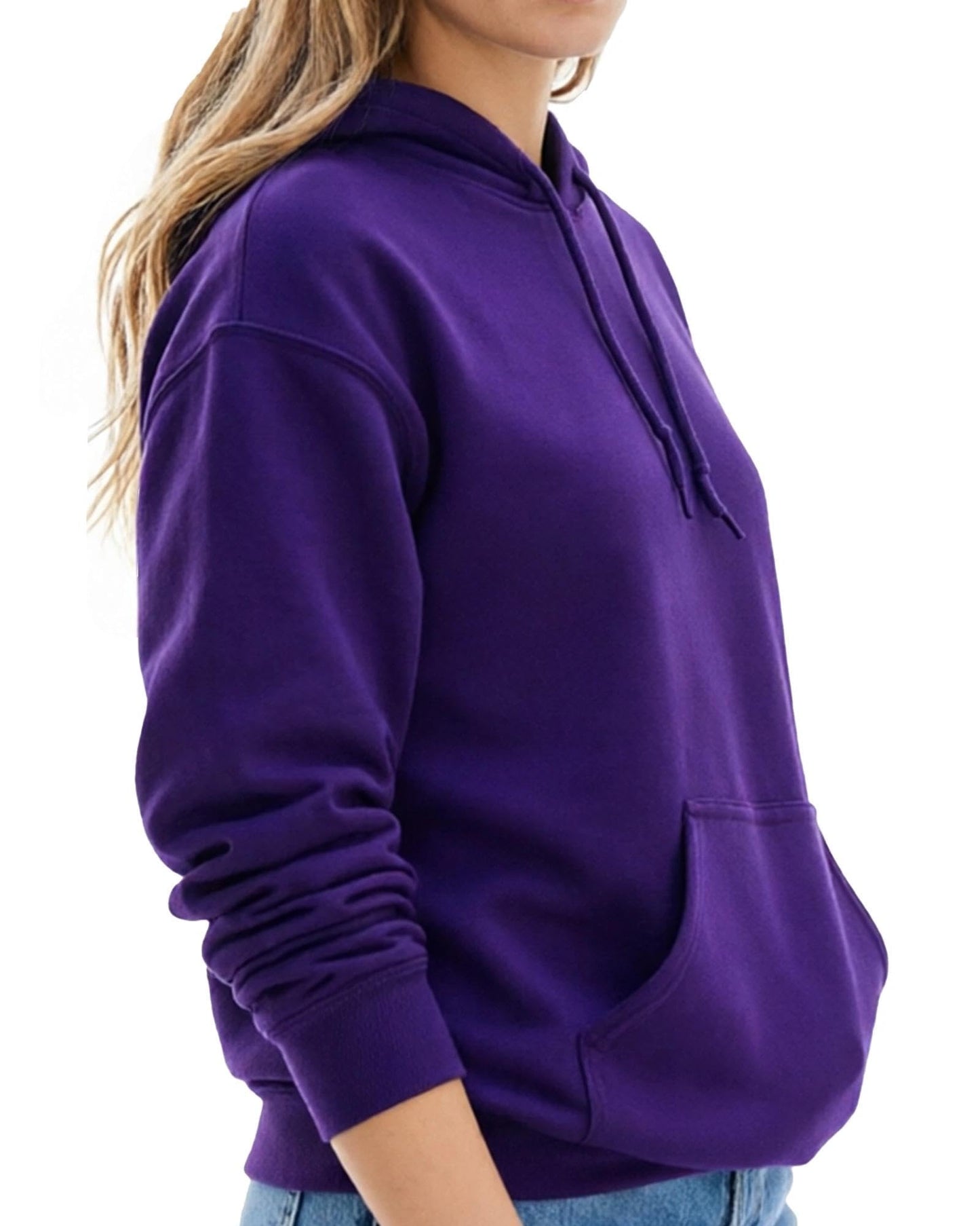 Casual Unisex Hoodies Sweatshirt for Men Women, Comfortable Lightweight Fleece Adult Pullover with Pockets