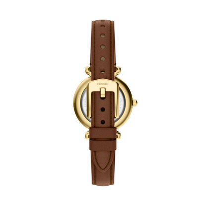 Fossil Women's Watch and Bracelet Set, Carlie Three-Hand Stainless Steel Watch for Women and Bracelet Set