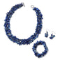 Shop LC Gemstone Chips Necklace, Bracelet & Earrings Set Jewelry for Women