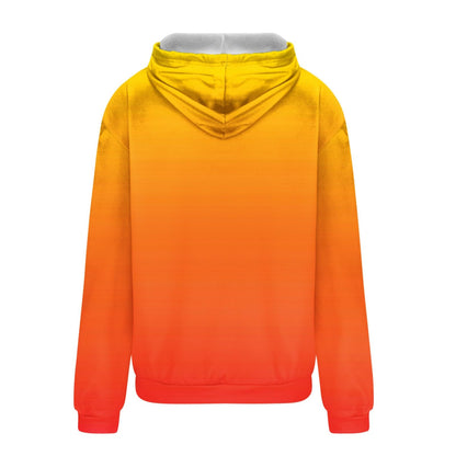 Women Gradient Tie Dye Pullover Hoodie Long Sleeve Drawstring With Pocket Oversized Casual Street Sweatshirts