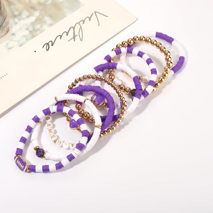 Heishi Bracelets for Women Clay Beaded Stretch Bracelets Stackable Friendship Bracelet Set Summer Beach Accessories Outfits Jewelry Gifts