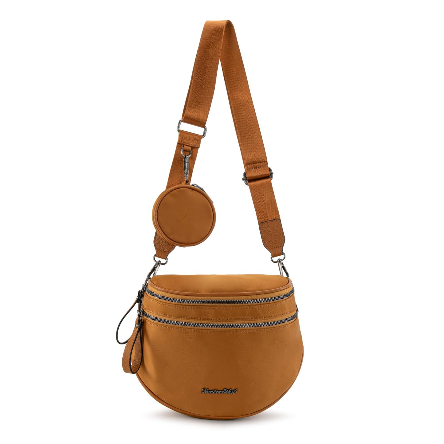 Montana West Bum Bag Nylon Crossbody Bags Mom Purse with with Coin Purse