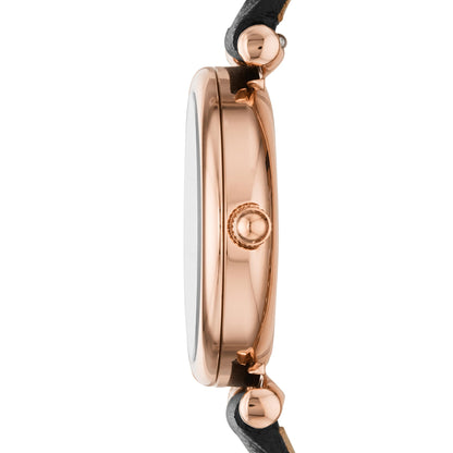 Fossil Women's Watch and Bracelet Set, Carlie Three-Hand Stainless Steel Watch for Women and Bracelet Set