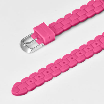 Bisley 35MM Watches for Women Big Face Easy Reader Silicone Strap Water Proof
