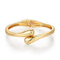 Chunky Gold Bangle Bracelets for Women Trendy 14K Gold Plated Cuff Bracelets Stack, Dainty Gold Bracelet Sets Non Tarnish Fashion Jewelry Gift