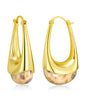SNGIA Long Oval Chunky Dangle 18K Gold Plated Hoops with Colored Resin Gemstone Statement Earrings for Women, (Green, Brown, Light blue, Dark Blue), Bold Drop Handmade Exaggerated Irregular Trendy Bohemian Jewelry Gifts, Unique Dangling Teardrop Baroque S