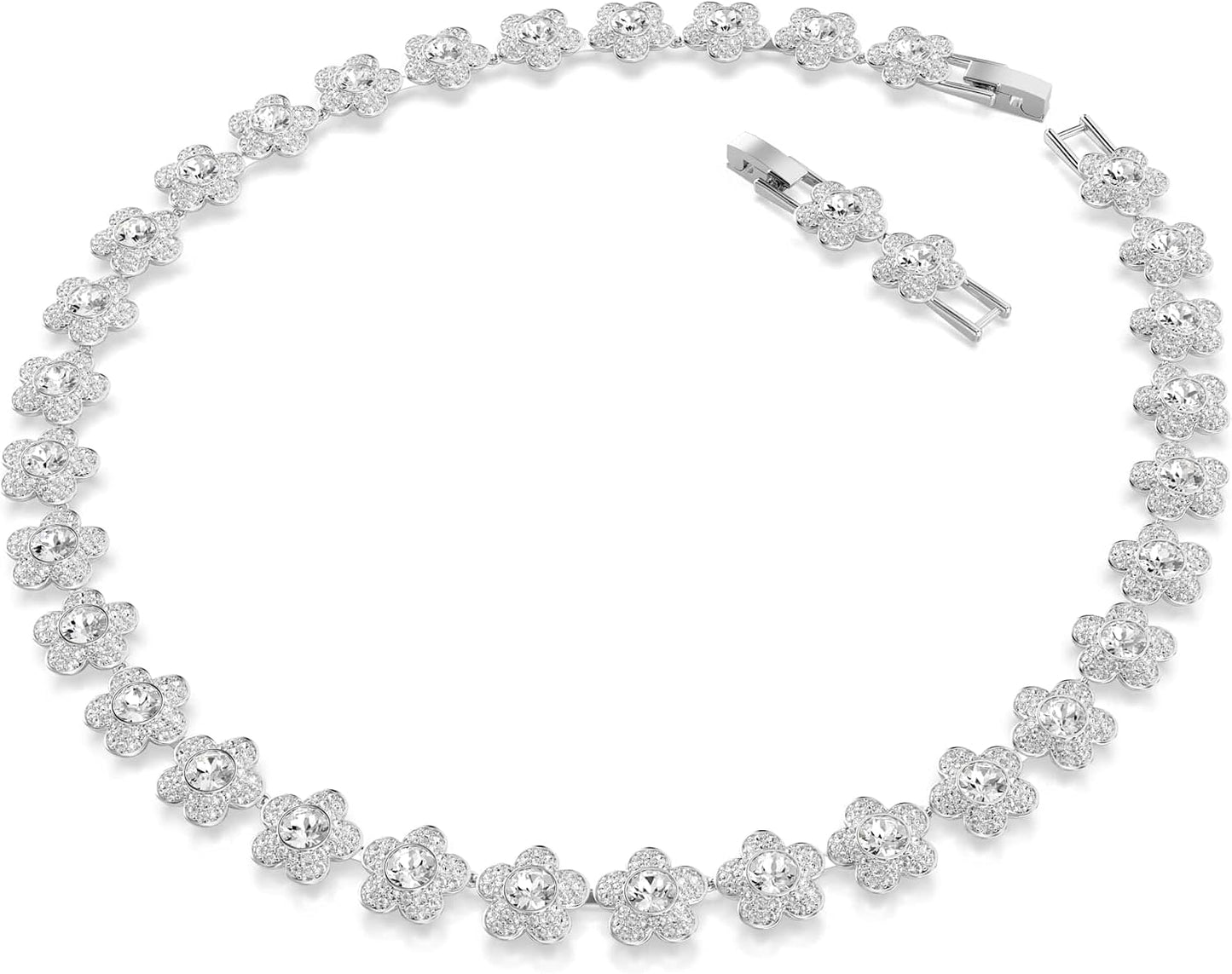 Swarovski x Ariana Grande Jewelry Collection: Necklace, Bracelet, Choker, Earrings, Crystals, Crystal Pearls, Rhodium Finish