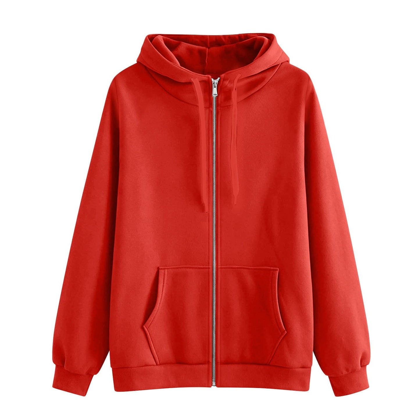 2026 Zip Up Hoodies for Women Fall Winter Casual Sweatshirts Zipper Oversized Lightweight Cute Jackets with Pockets