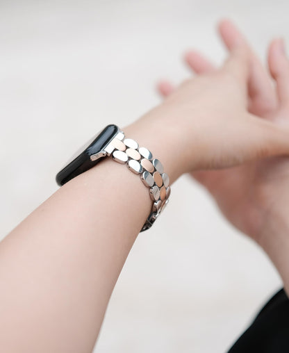 Designer Band for Apple Watch 40mm 41mm 42mm 38mm 44mm 45mm 46mm 49mm for Women, Stainless Steel Dressy Bands Compatible with Apple Watch Series 11,10,Se,9,8,7,6,5,4,3,2,1 for iWatch