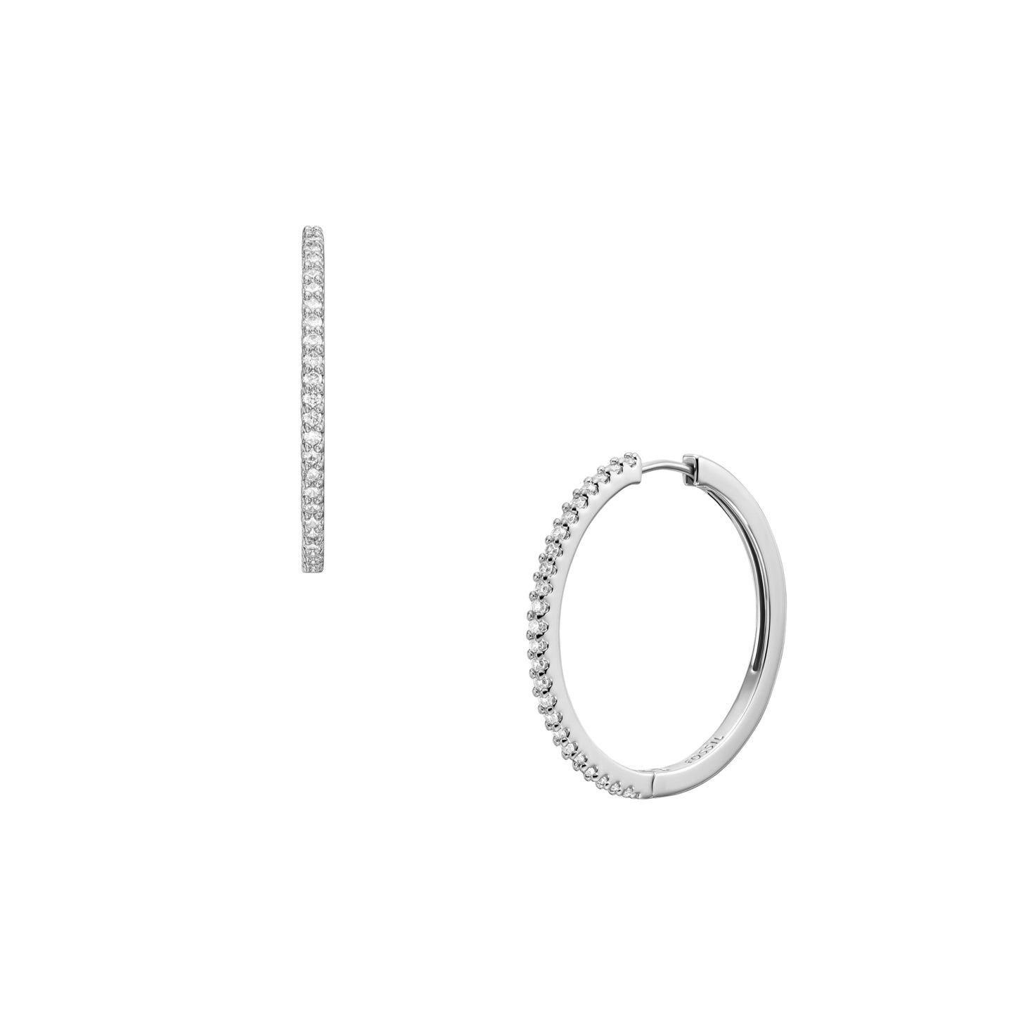 Fossil Women's Stainless Steel Dangle/Drop or Hoop Earrings for Women