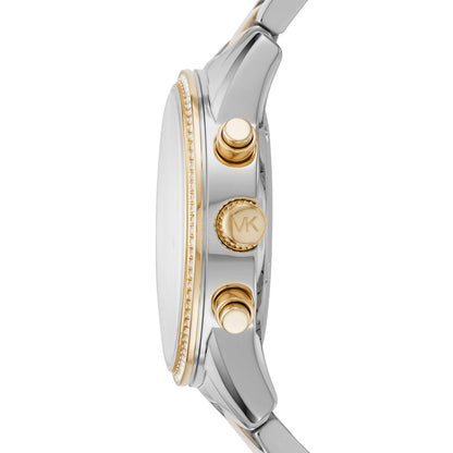 Michael Kors Bryant Chronograph Women's Watch, Stainless Steel and Pavé Crystal Watch for Women