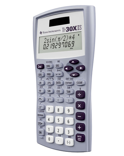 TI-30XIIS Scientific Calculator, Black