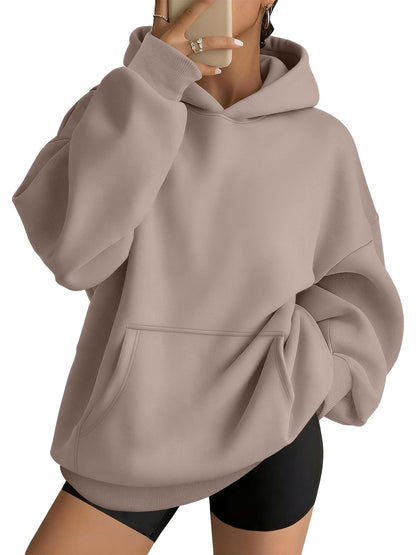 AUTOMET Womens Oversized Hoodies Trendy Pullover Sweatshirts | Comfrt Wear, Oversized Fit Soft Fleece Pullover, Perfect For Trendy Streetwear, College Outfits, And Daily Home Wear