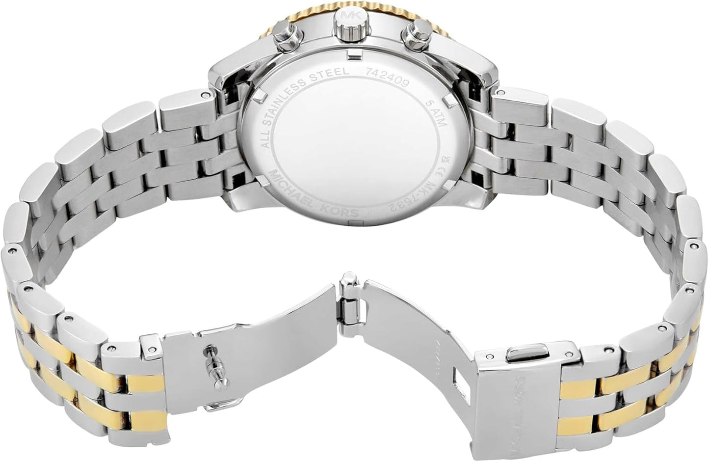 Michael Kors Bryant Chronograph Women's Watch, Stainless Steel and Pavé Crystal Watch for Women