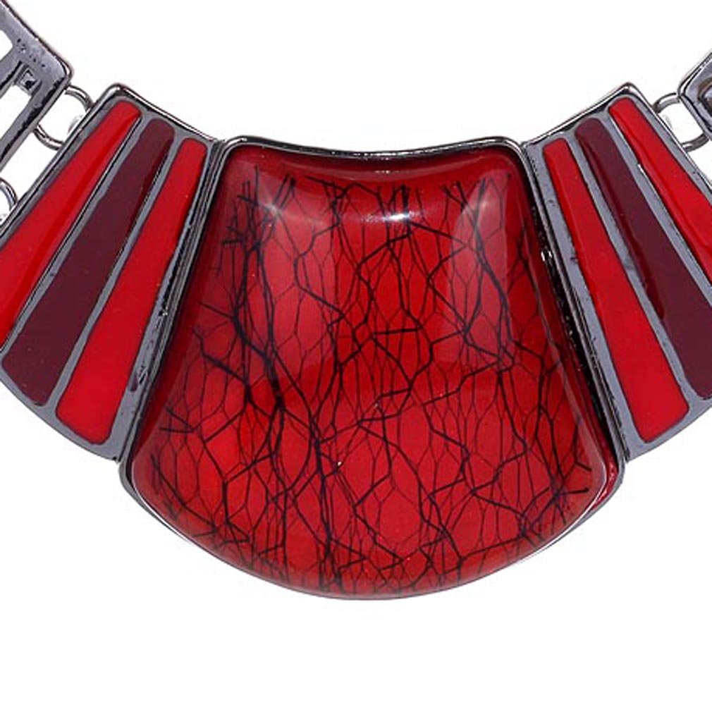 YAZILIND Vintage Ethnic Tibetan Sliver Turquoise Bib Collar Earrings Necklace Jewelry Set Women