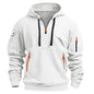 RTTUIOP Hoodies for Men Quarter Zip Pullover Tactical Sweatshirt Vintage Long Sleeve Casual Fashion Hoodie With Pockets