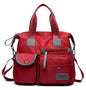 Tote Bag for Women,Multi Pockets Shoulder Handbag,Nurse Bag for Work,Large Cross body Purse,Fashion Nylon Top Handle Satchel