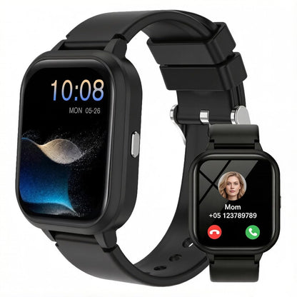 Kids Smart Watch 4-15 Ys, Standalone&APP Dual Use, Bluetooth Call, Kid Gift | 1.8'' IP68 Boys Girls Fitness Tracker, DIY Sports Modes, Heart Rate&Sleep Monitor, 13 Alarms, Weather, Smart Reminder, Games