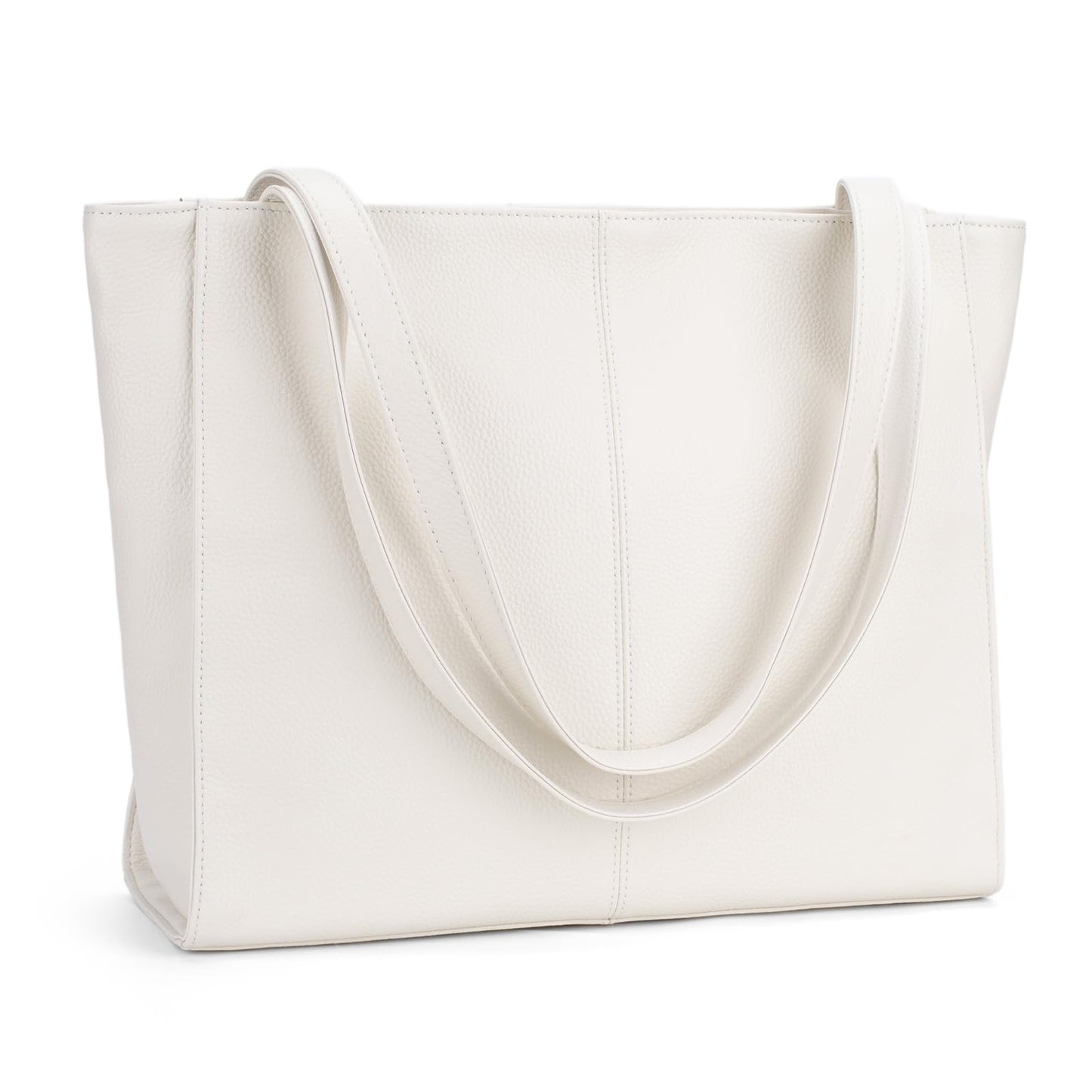befen Genuine Leather Tote Bag for Women Work, Women's Leather Shoulder Bags Purses Satchel Handbags with Laptop Compartment