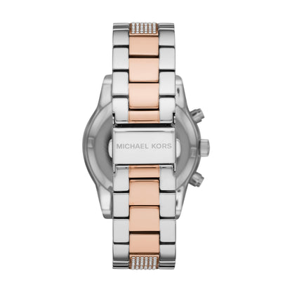 Michael Kors Bryant Chronograph Women's Watch, Stainless Steel and Pavé Crystal Watch for Women
