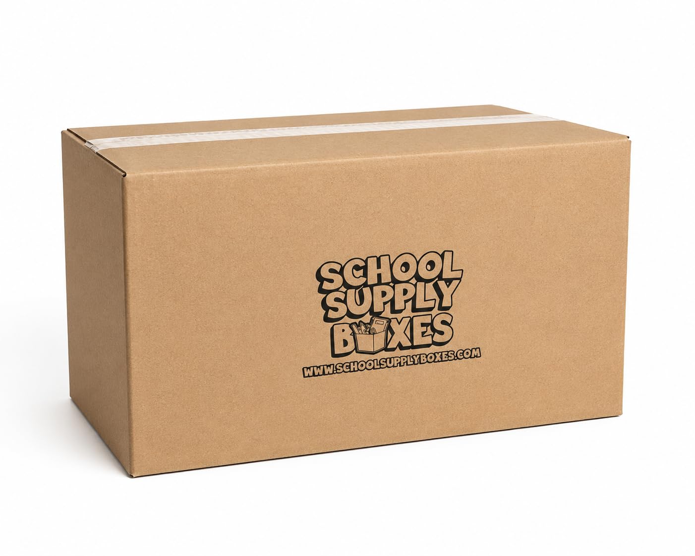 Back to School Supply Box Grades K-5 - School Supply Boxes - 32 Piece School Supplies Kit Includes Markers, Crayons, Pencils, Scissors, Folders, Glue Sticks, Notebook, and Composition Book